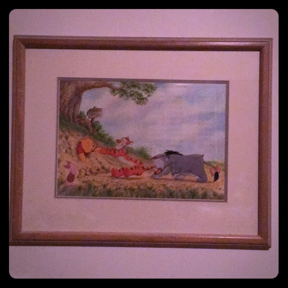 Winnie the Pooh and Friends framed portrait. - Picture 1 of 3